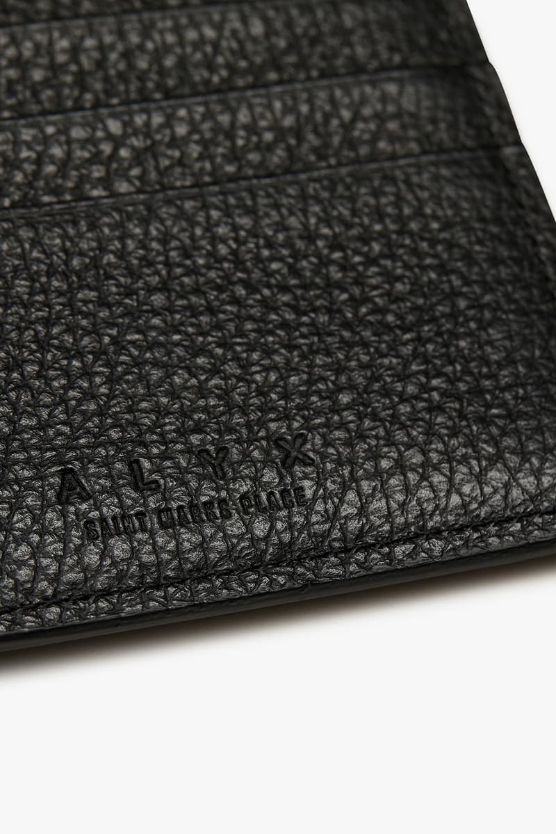 alyx launch small leather goods wallets