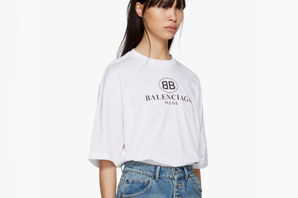 Balenciaga Releases Its Own Logo T Shirts Hypebae