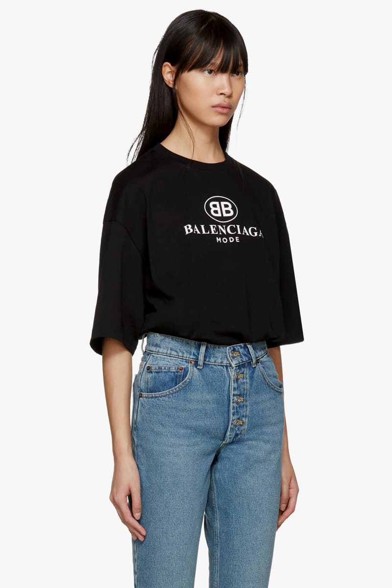 Balenciaga Releases Its Own Bb Logo T Shirts Hypebae