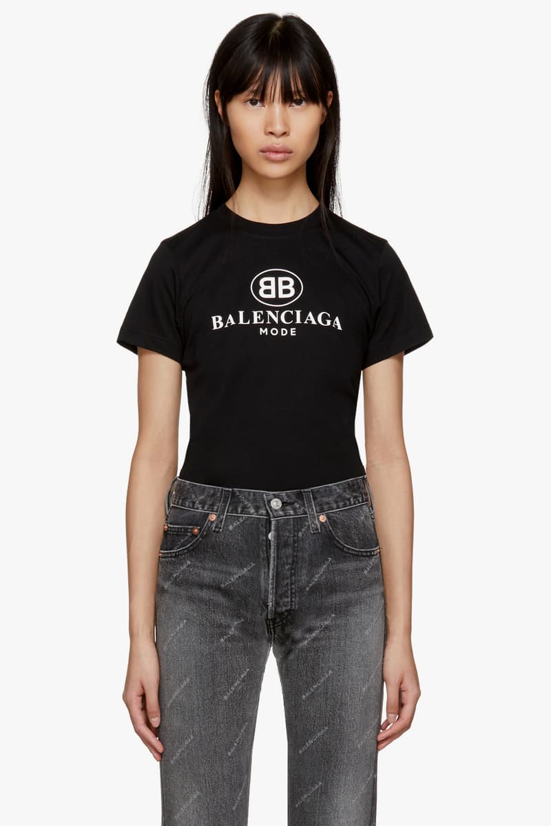 Balenciaga Releases Its Own Logo T Shirts Hypebae