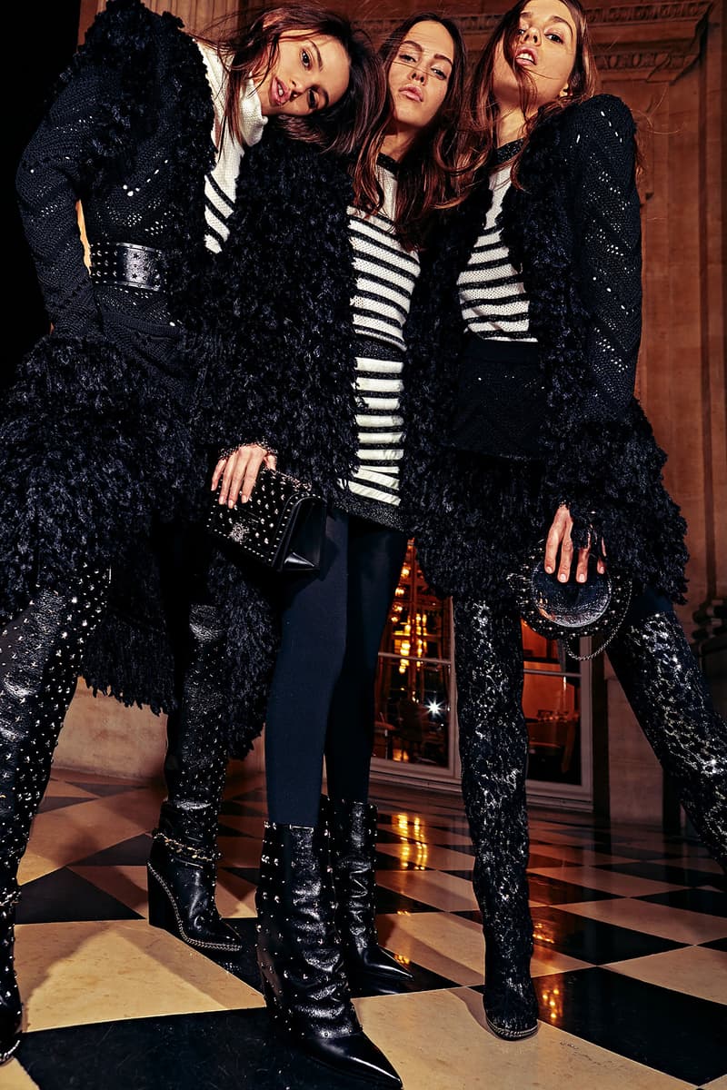 Balmain Pre-Fall 2018 Collection Lookbook Olivier Rousteing Texture Sequin Sparkle Leather Denim Statement Pieces