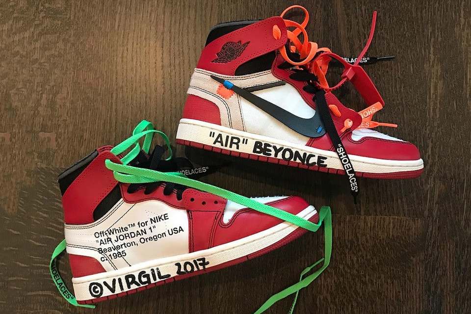 Beyoncé's Abloh x Nike Air Jordan 1 | Hypebae