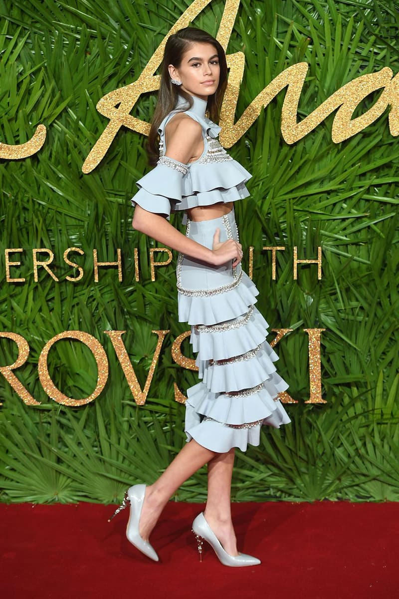 British Fashion Awards 2017 Red Carpet Best Looks Selena Gomez Alexa Chung Jourdan Dunn Adwoa Aboah Hailey Baldwin Rita Ora Karlie Kloss Donatella Versace Kaia Gerber