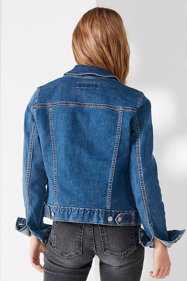 calvin klein denim trucker jacket jean urban outfitters