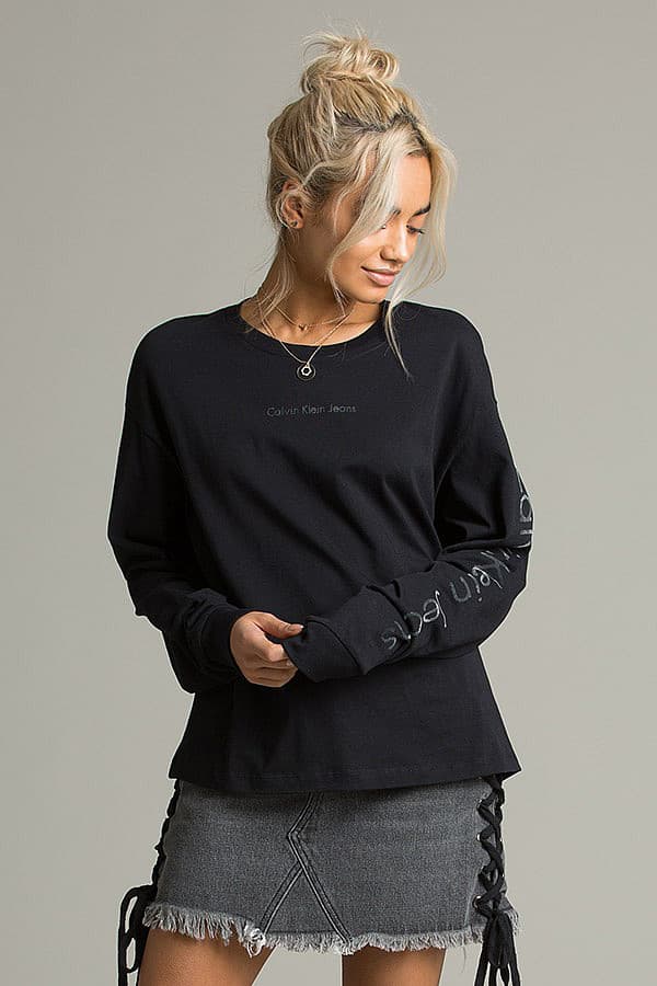 Calvin Klein Jeans Sweater Crewneck Sweatshirt T-Shirt Tee Dress Logo