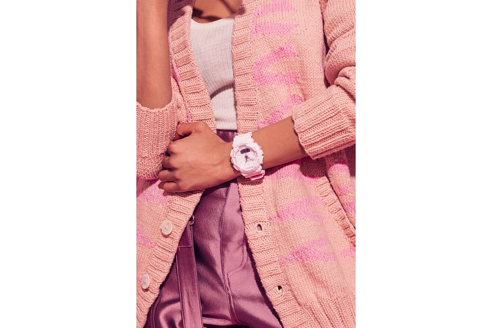 Casio G-Shock Ana-Digi Step Tracker Women Lookbook S Series Watch Pink Blue Pastel White Black