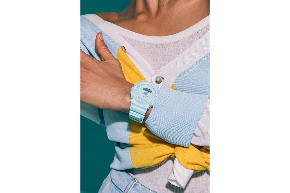 Casio G-Shock Ana-Digi Step Tracker Women Lookbook S Series Watch Pink Blue Pastel White Black