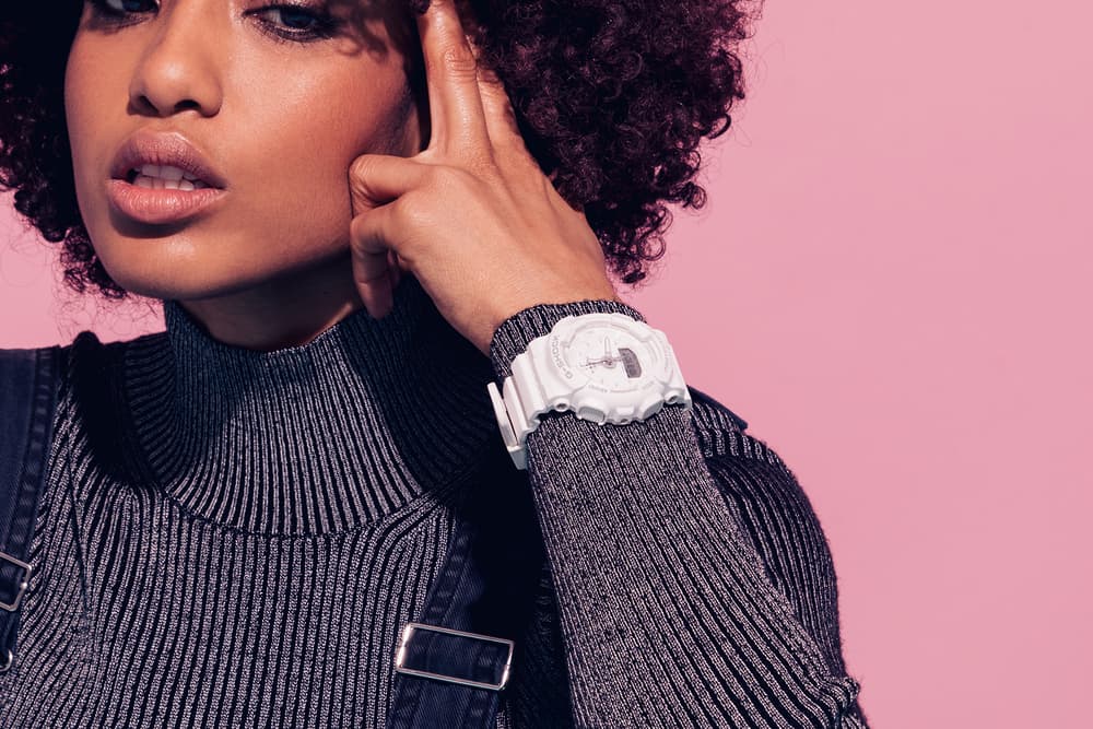 Casio G-Shock Ana-Digi Step Tracker Women Lookbook S Series Watch Pink Blue Pastel White Black