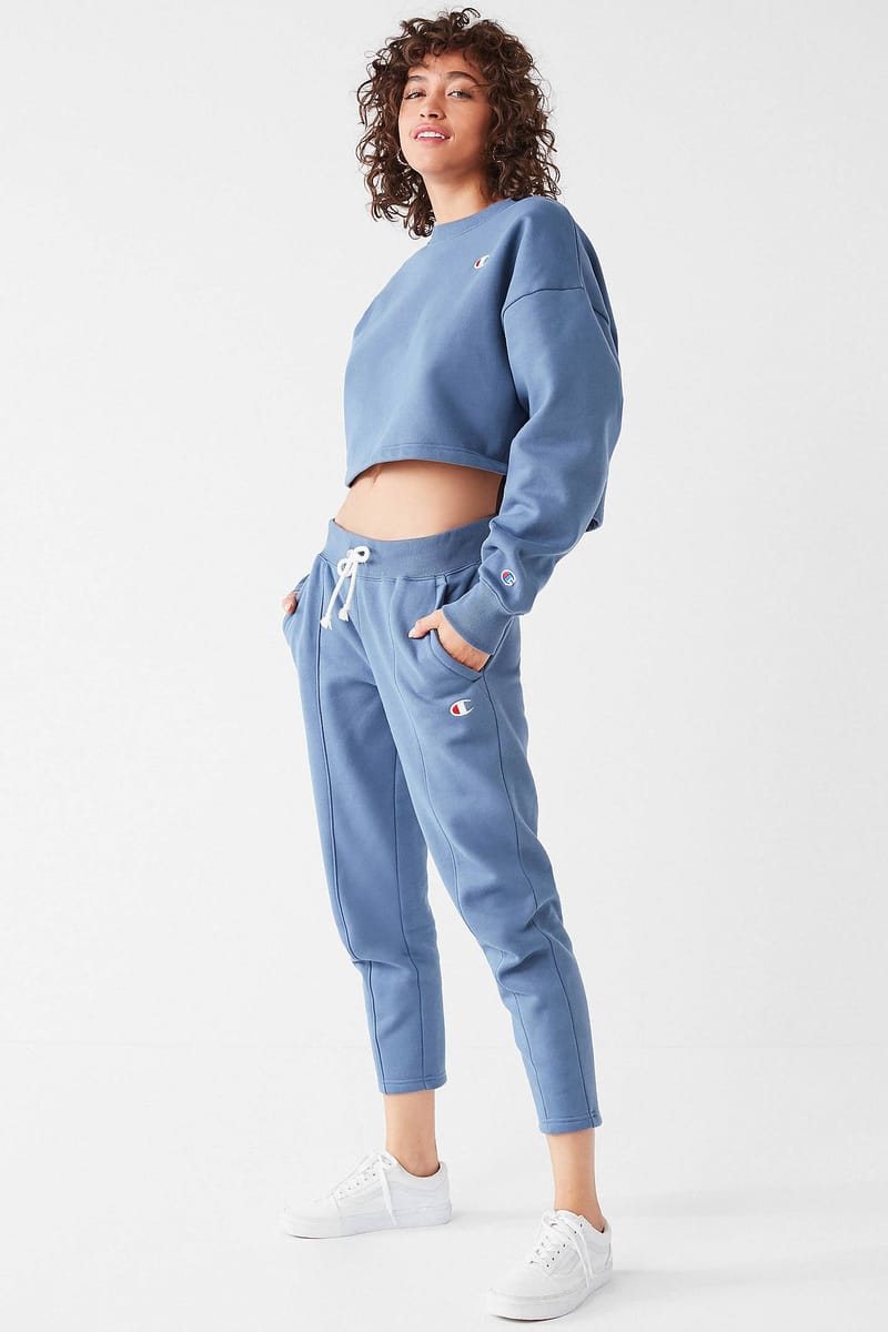 blue champion jogger set