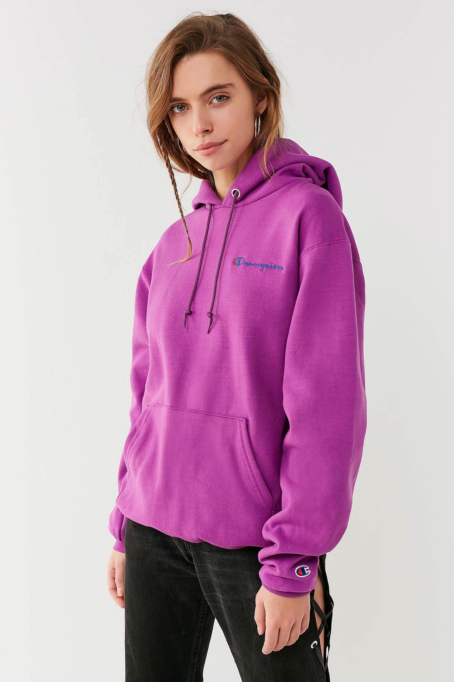 Taknemmelig Swipe Bil Shop Purple Champion Hoodie Urban Outfitters | UP TO 57% OFF