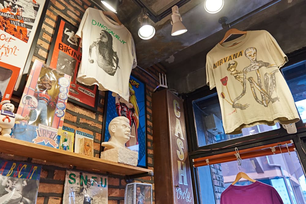 okasian japanese streetwear seoul korea dumdum vintage store pop up bape undercover comme des garcons