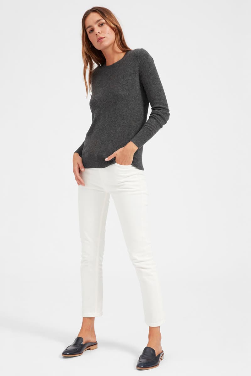 Everlane Cozy Cashmere Sweaters Sweatshirt Jacket Blouse Knit Pink Red Blue Black Beige Tan Red Ethical Affordable Winter Wear