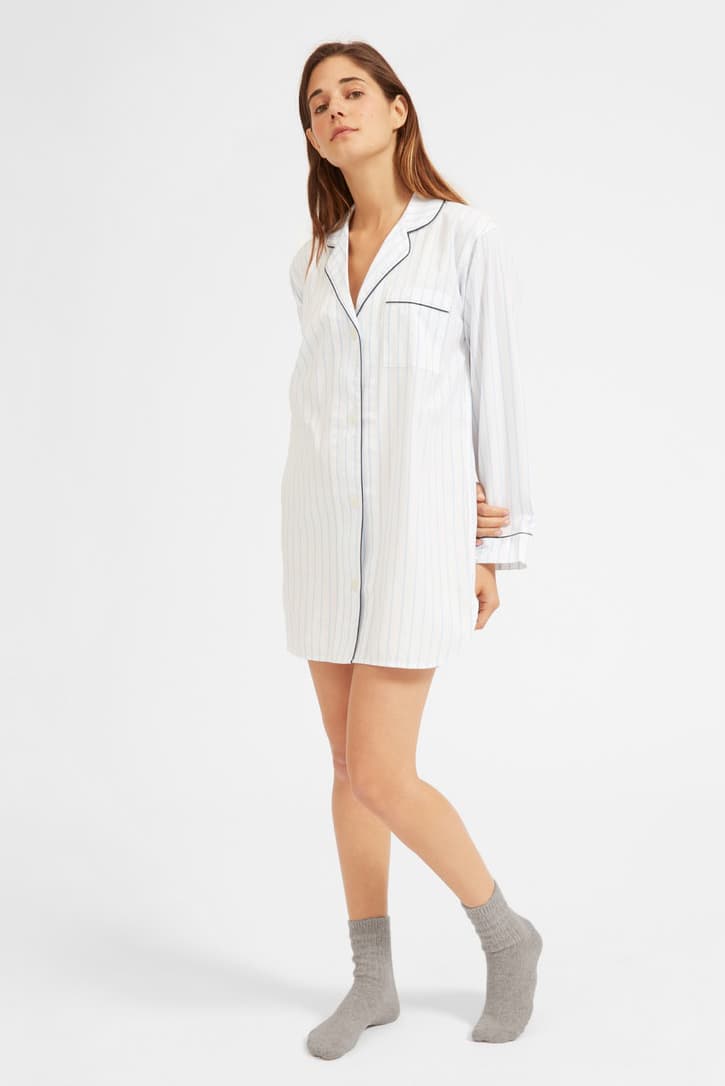 everlane pjs pajamas oxford silk matching