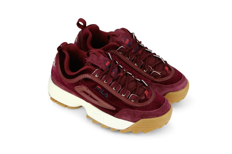 fila disruptor 2 burgundy