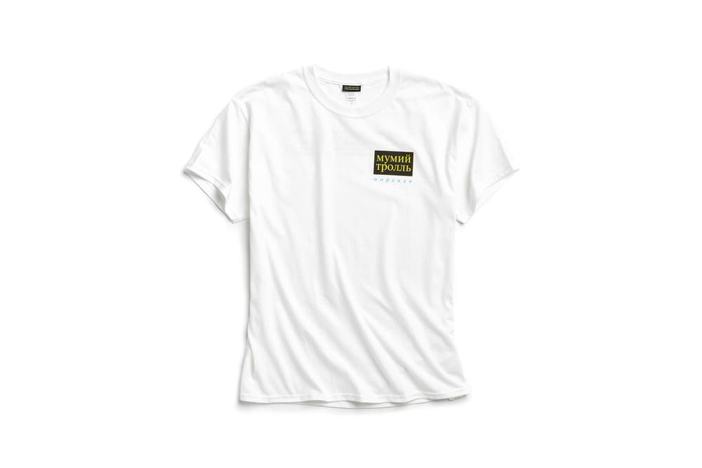 Gosha Rubchinskiy x Mumiy Troll Collection Urban Outfitters Print Red Black White Russian Streetwear Collaboration