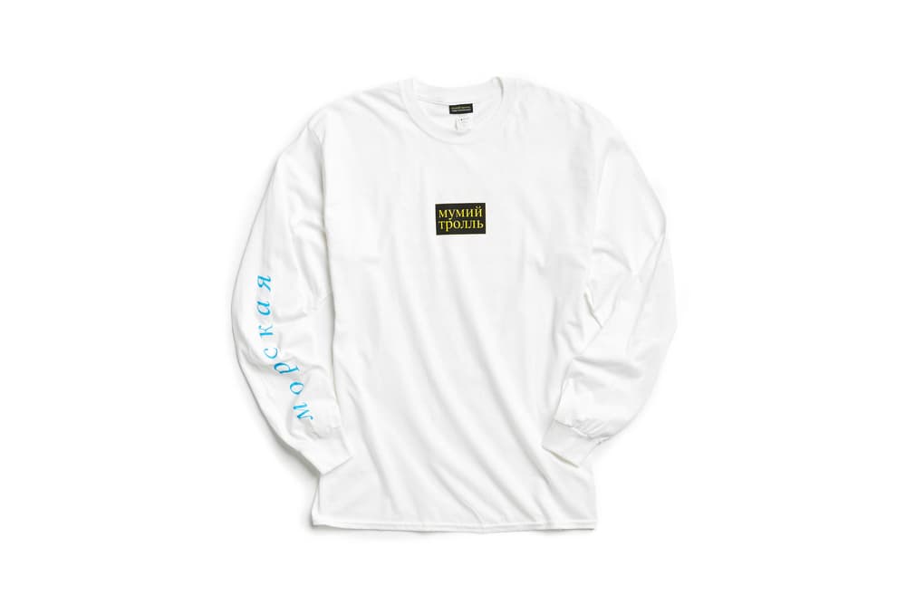 Gosha Rubchinskiy x Mumiy Troll Collection Urban Outfitters Print Red Black White Russian Streetwear Collaboration