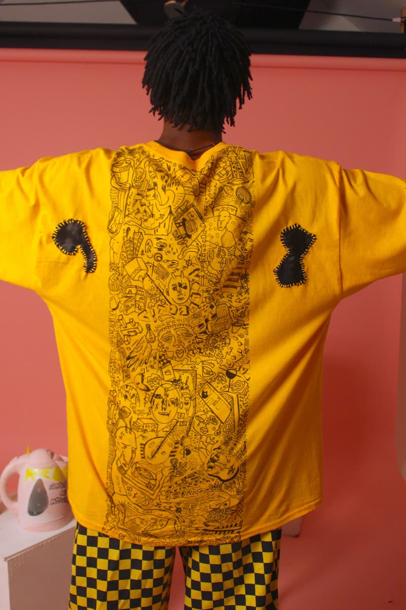 HAUS of NiNE8 Collective Lookbook Collection Colorful Streetwear Handmade Print Color Hoodie Etsy Revamping Rework One of a Kind