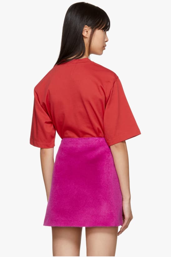 Helmut Lang Campaign T-hirt Hoodie Red