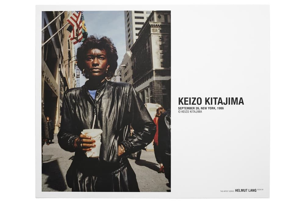 Helmut Lang Shayne Oliver Keizo Kitajima Artist Series Collection Portraiture Print T-Shirt Pin Black and White Street Photography Art