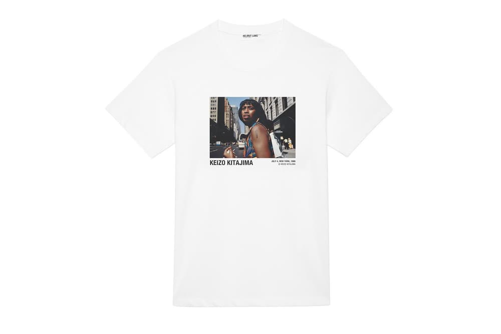 Helmut Lang Shayne Oliver Keizo Kitajima Artist Series Collection Portraiture Print T-Shirt Pin Black and White Street Photography Art