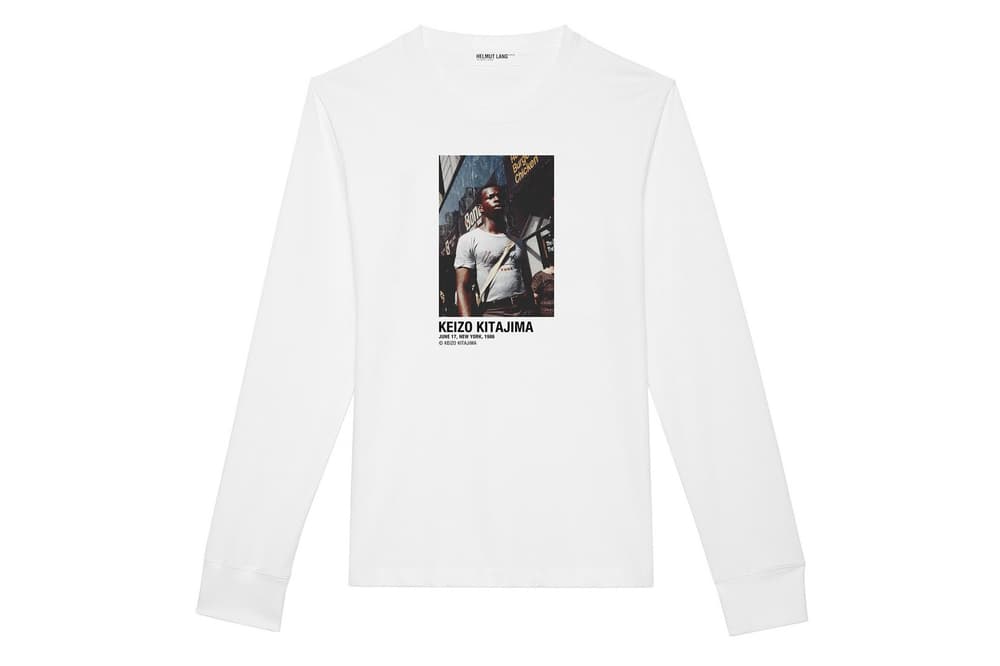 Helmut Lang Shayne Oliver Keizo Kitajima Artist Series Collection Portraiture Print T-Shirt Pin Black and White Street Photography Art