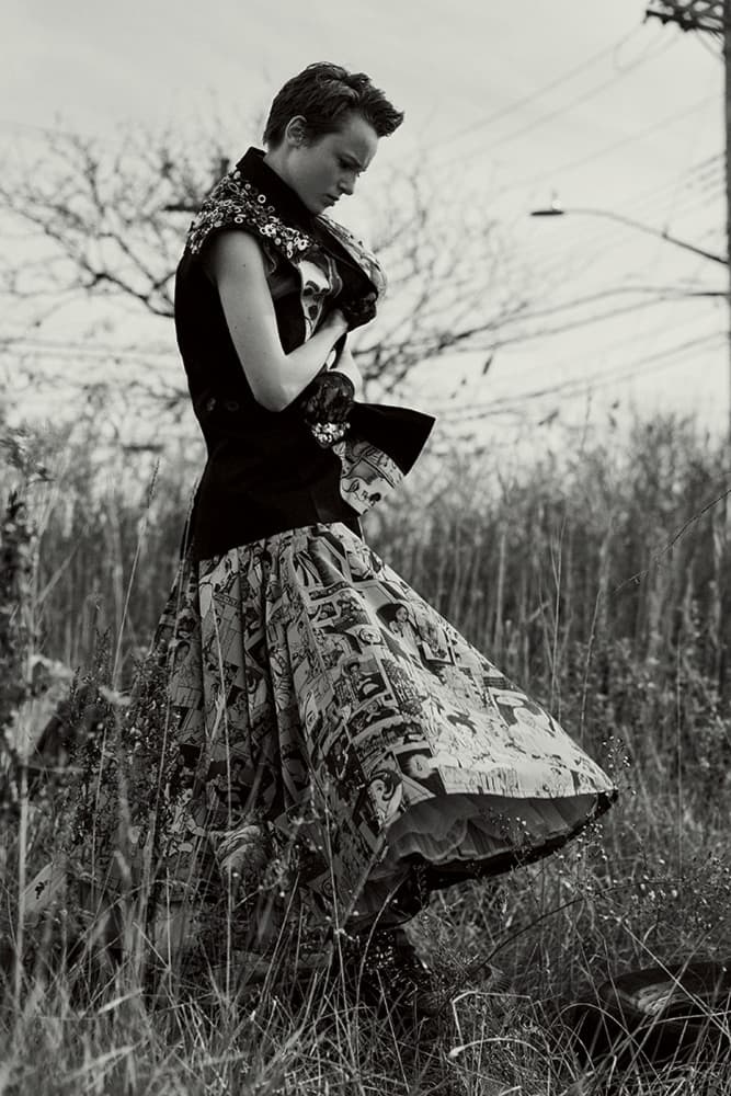 interview magazine editorial sacai balenciaga fendi stella mccartney junya watanabe wolford alexander mcqueen miu miu
