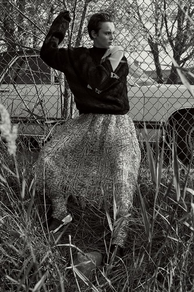 interview magazine editorial sacai balenciaga fendi stella mccartney junya watanabe wolford alexander mcqueen miu miu