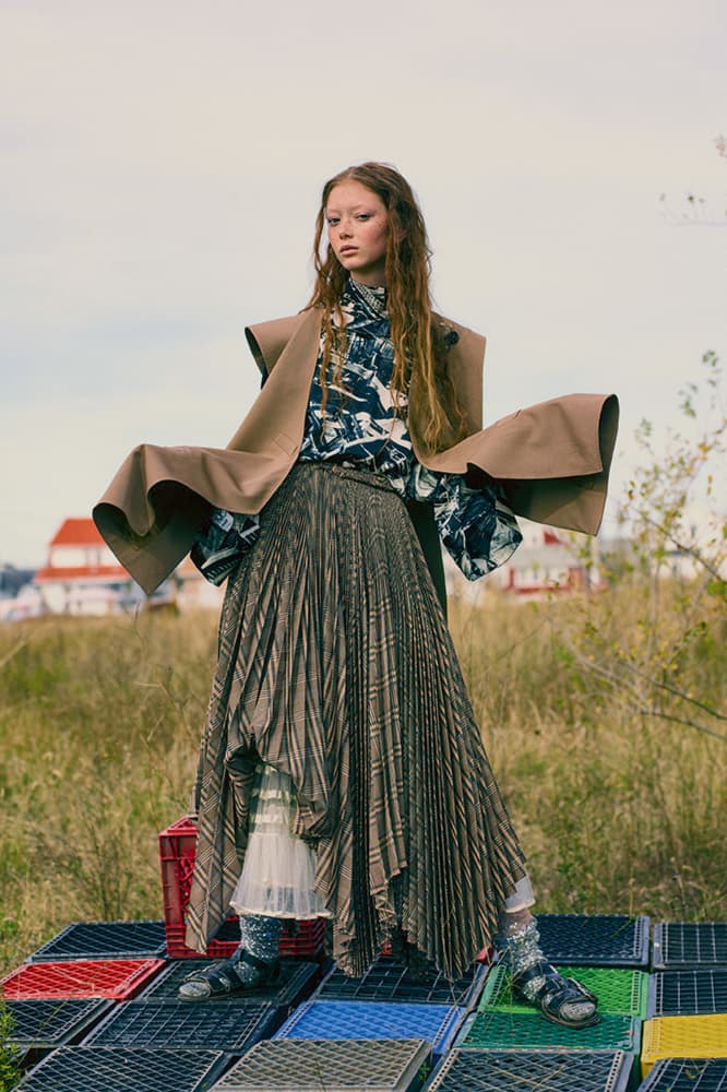 interview magazine editorial sacai balenciaga fendi stella mccartney junya watanabe wolford alexander mcqueen miu miu