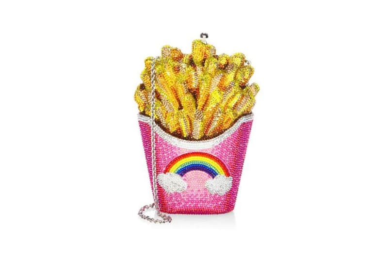 Judith Leiber Crystal Rainbow French Fries Clutch