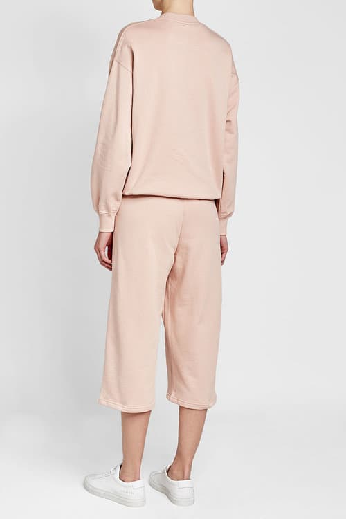 Kenzo Cotton Sweatshirt Cropped Sweatpants Pink