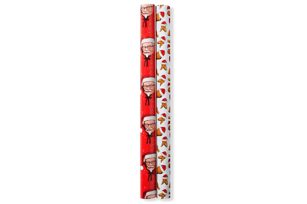 KFC Finger Lickin Good Holiday Merchandise Collection T-Shirt Hats Pins Stickers Chicken Fast Food Cute Christmas Theme