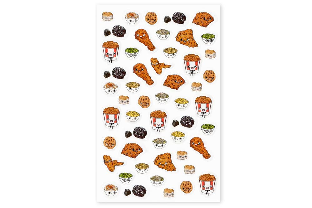 KFC Finger Lickin Good Holiday Merchandise Collection T-Shirt Hats Pins Stickers Chicken Fast Food Cute Christmas Theme