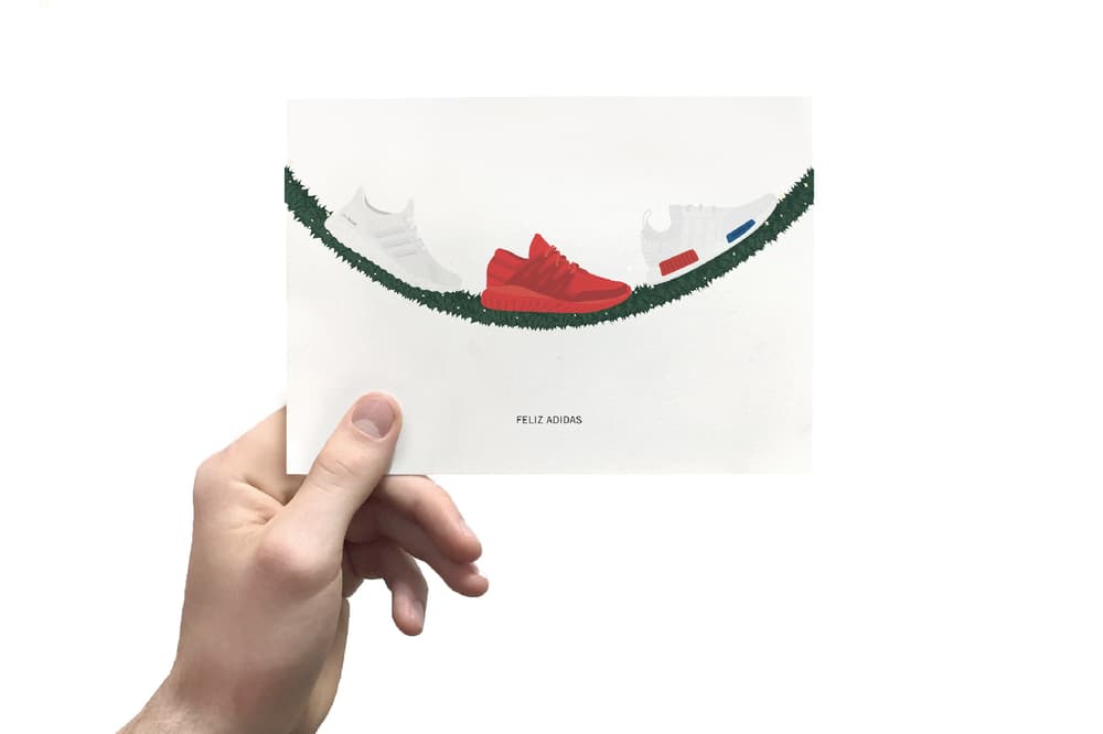 Kicksmas cards christmas holiday greetings card sneakers sneakerhead gift