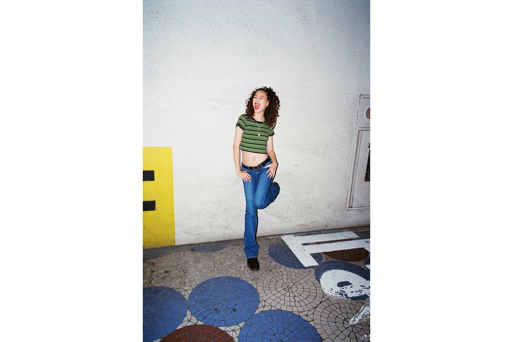 Kiko Mizuhara Retro Denim Collection Jeans Skirt Miu Tokyo Harajuku Office OK Lookbook Culottes Jacket