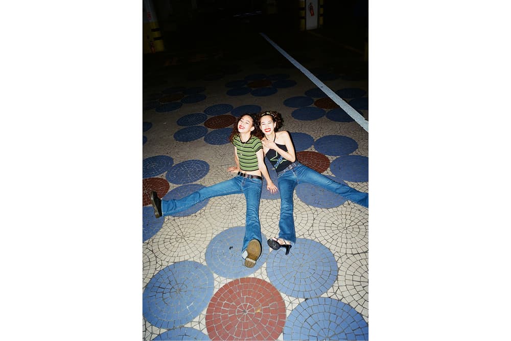 Kiko Mizuhara Retro Denim Collection Jeans Skirt Miu Tokyo Harajuku Office OK Lookbook Culottes Jacket