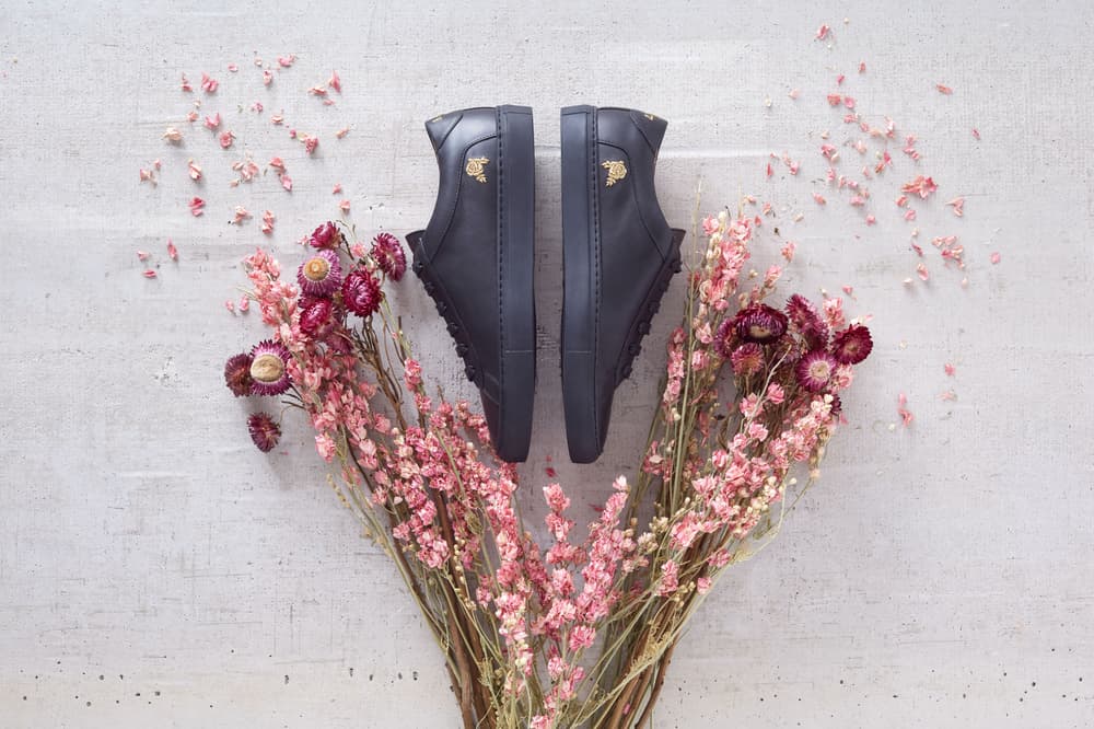 Koio Collective The Flower Shop Sneakers Premium Leather Shoes Embroidery Simple Classic Restaurant Collaboration Limited Edition
