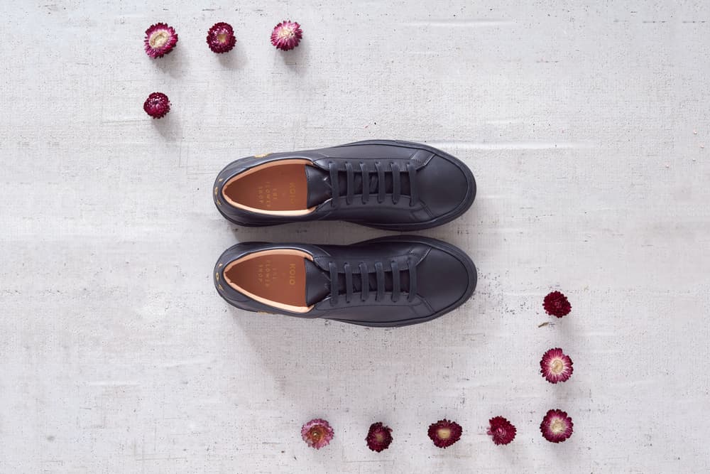 Koio Collective The Flower Shop Sneakers Premium Leather Shoes Embroidery Simple Classic Restaurant Collaboration Limited Edition