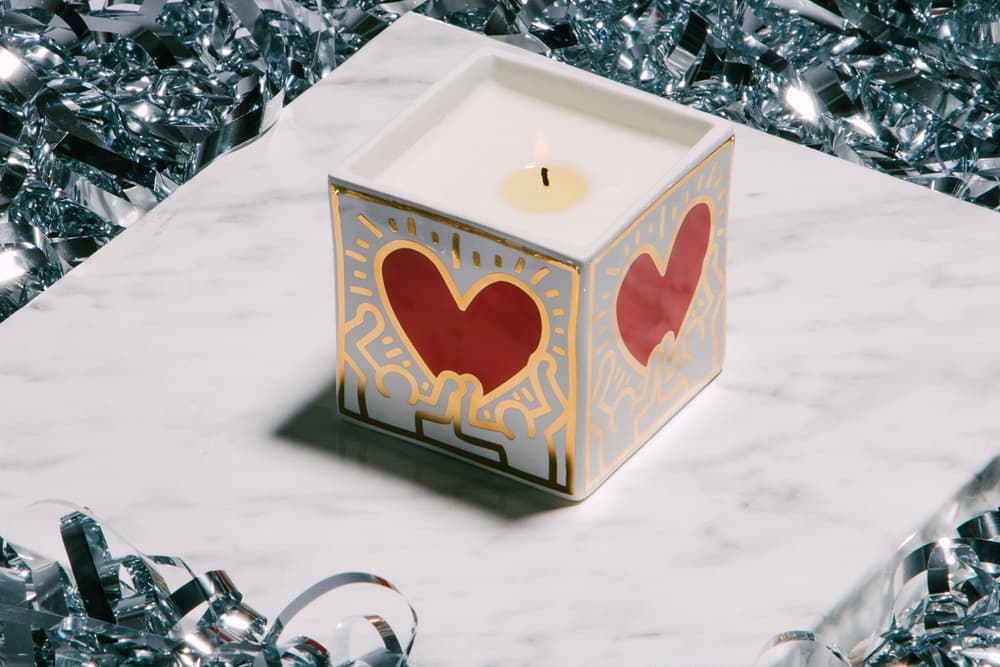 ligne blanche brillo box campbells soup can andy warhol jean-michel basquiat keith haring candle