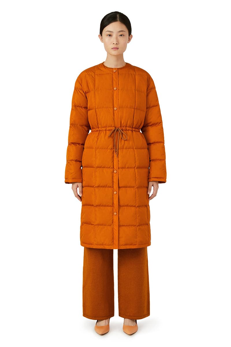 Mansur Gavriel Puffer Jacket Collection Millennial Pink Pastel Orange Navy Blue Black