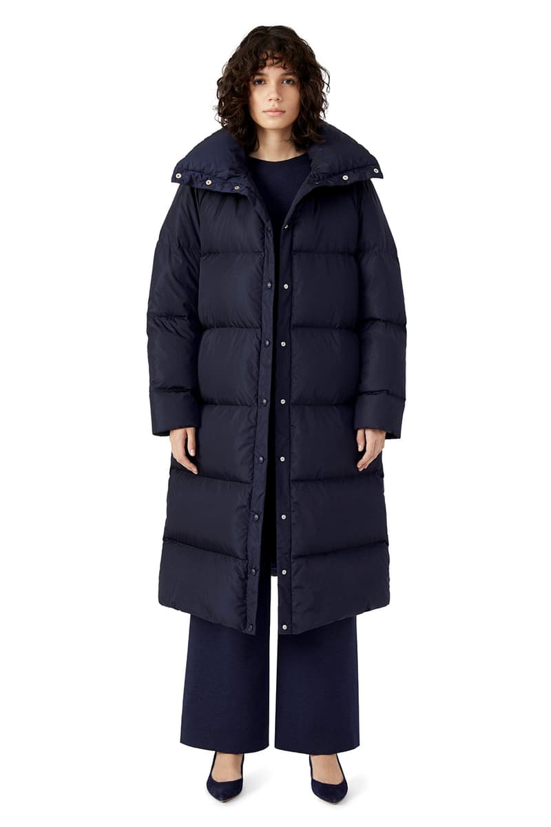 Mansur Gavriel Puffer Jacket Collection Millennial Pink Pastel Orange Navy Blue Black