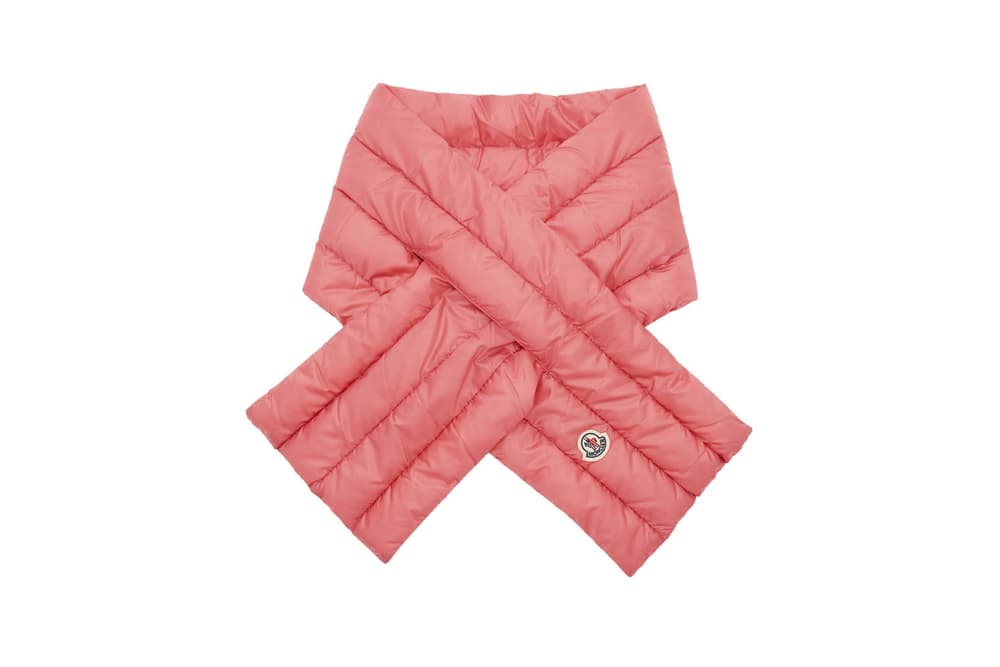 Moncler Down Scarf Coral Pink