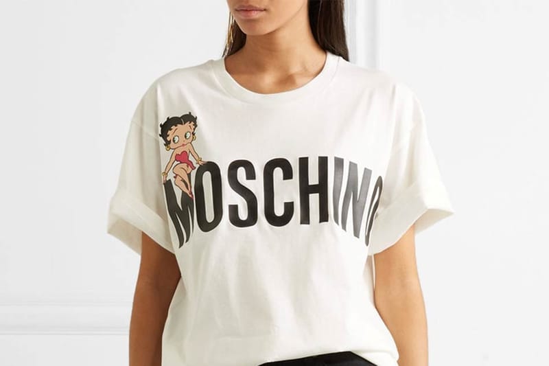 Betty Boop on a White T-Shirt 