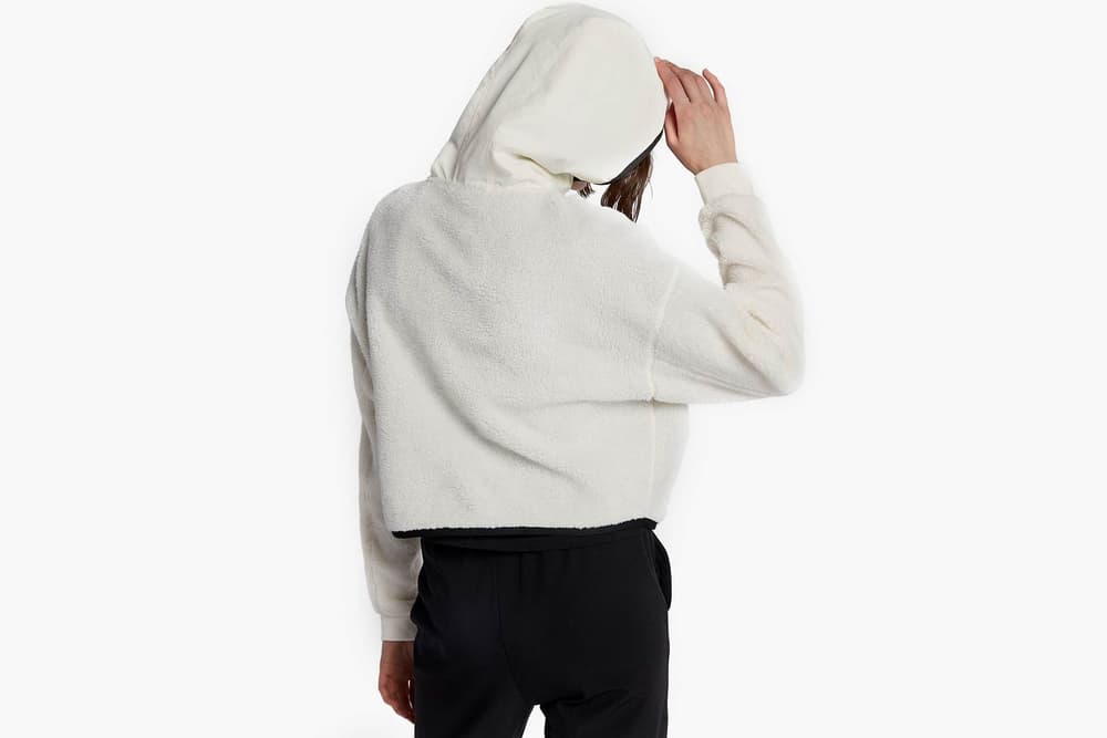 NikeLab Essentials Sherpa Hoodie Sail Black