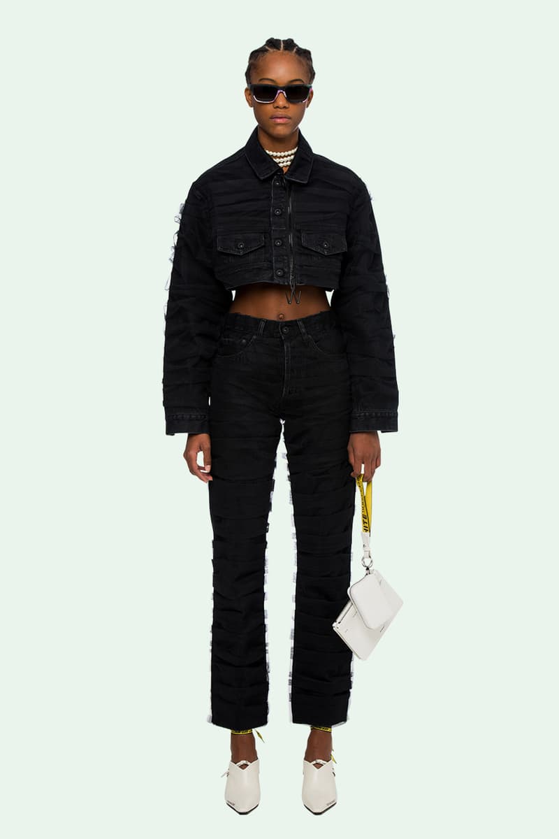 Pre-Order Off-White™ Spring/Summer Collection Virgil Abloh Denim Industrial Belts Bags Dresses Statement Pieces Streetwear