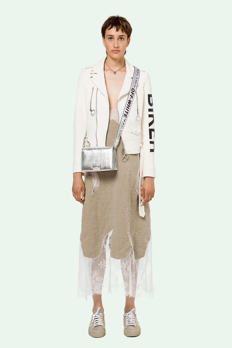 Pre-Order Off-White™ Spring/Summer Collection Virgil Abloh Denim Industrial Belts Bags Dresses Statement Pieces Streetwear