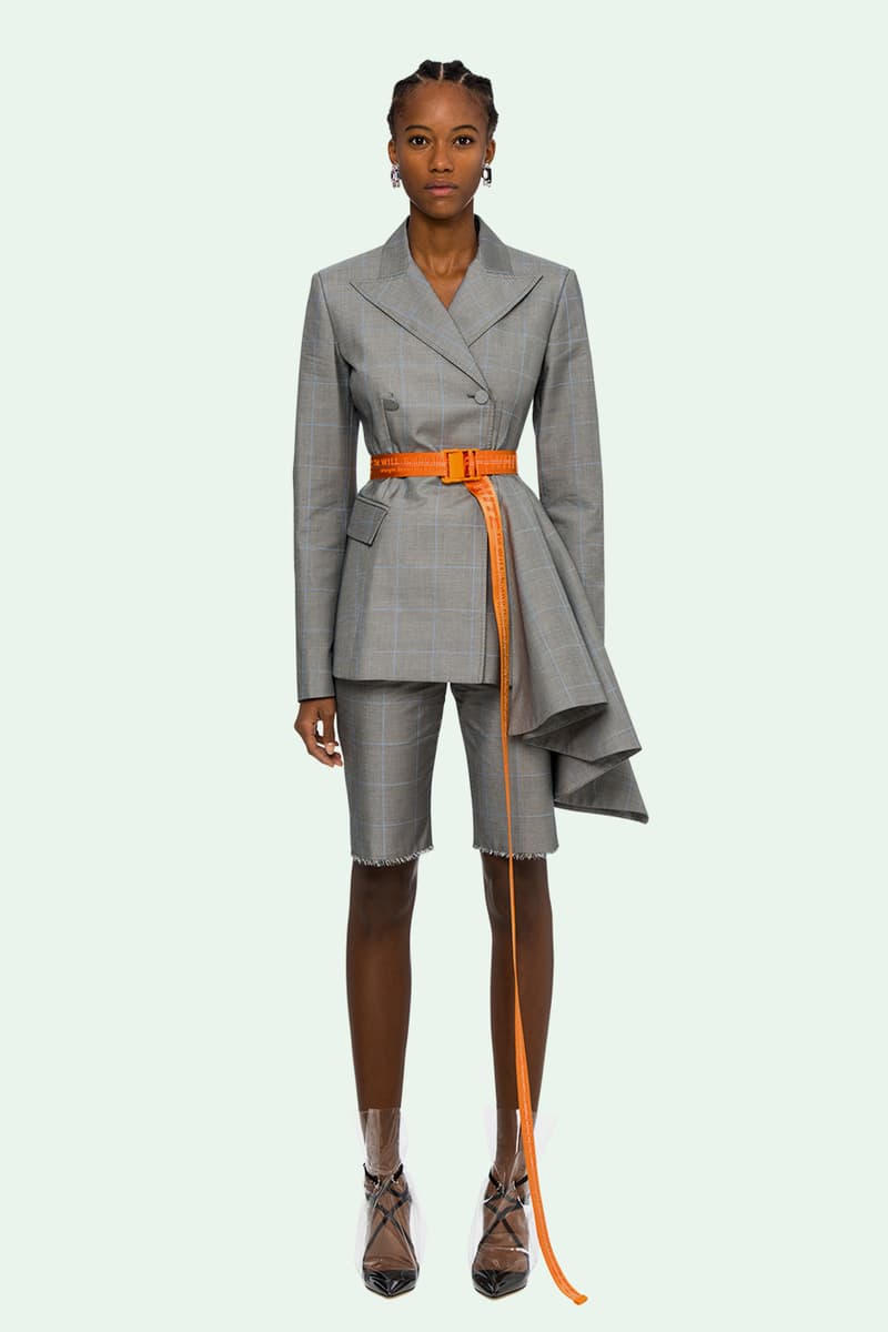Pre-Order Off-White™ Spring/Summer Collection Virgil Abloh Denim Industrial Belts Bags Dresses Statement Pieces Streetwear