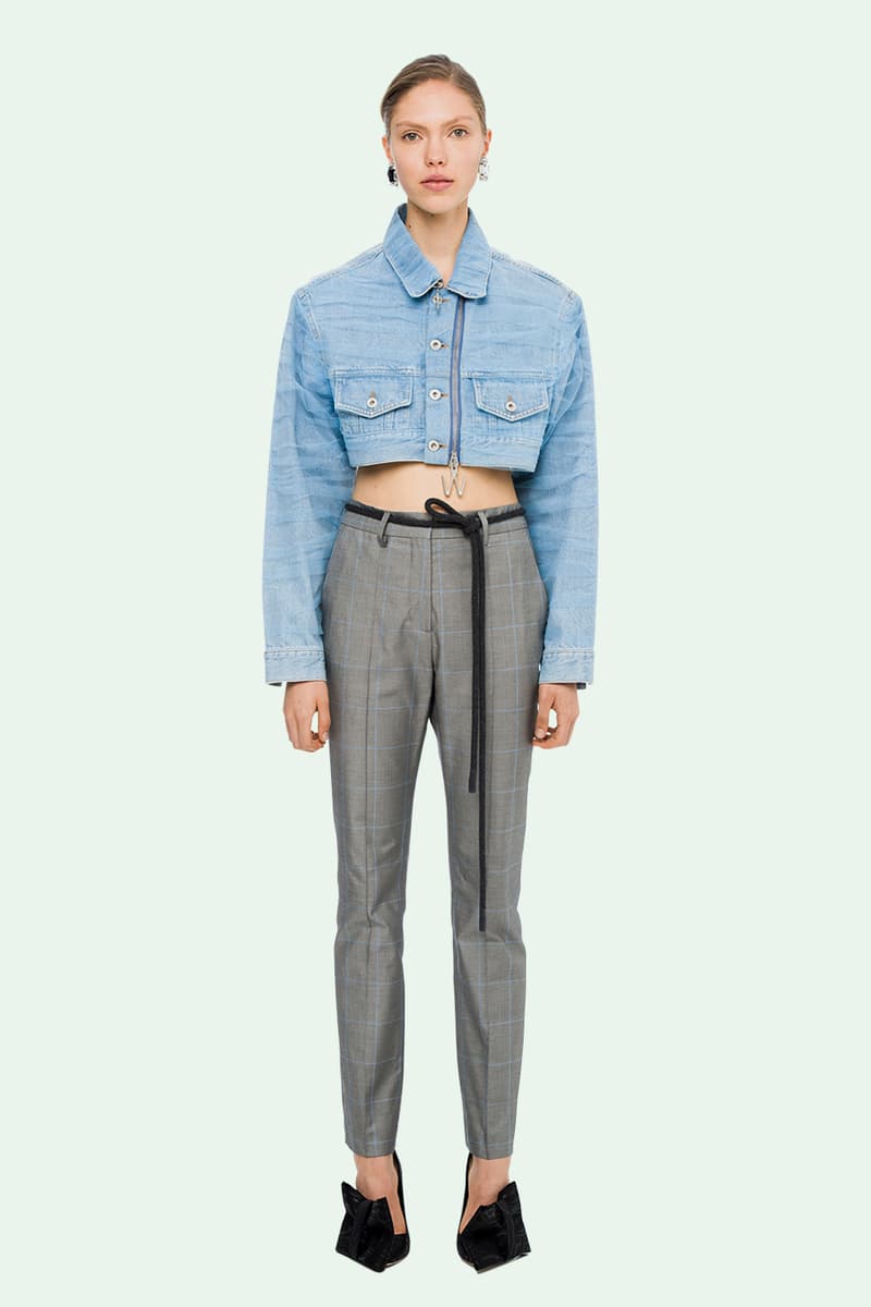Pre-Order Off-White™ Spring/Summer Collection Virgil Abloh Denim Industrial Belts Bags Dresses Statement Pieces Streetwear