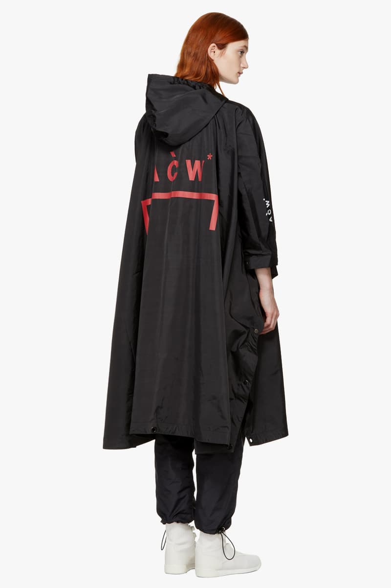 SSENSE Exclusive A-COLD-WALL* Collection Parka Raincoat Socks Hoodie Sweatshirt Hat Black Streetwear
