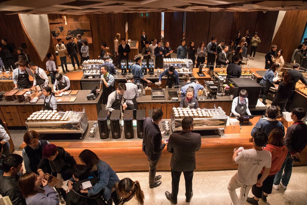 Starbucks Premium Coffee Roastery Shanghai Cafe Restaurant Brewery Tea AR Augmented Reality China