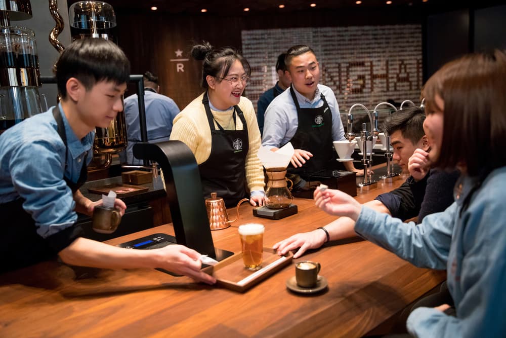 Starbucks Premium Coffee Roastery Shanghai Cafe Restaurant Brewery Tea AR Augmented Reality China